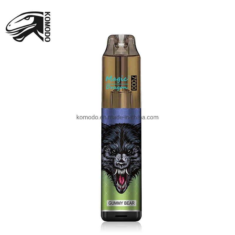 Magic Dragon 7000 Puffs Disposable Vape Pen 850mAh Type C Rechargeable E Cigarette 16ml Prefilled Pod