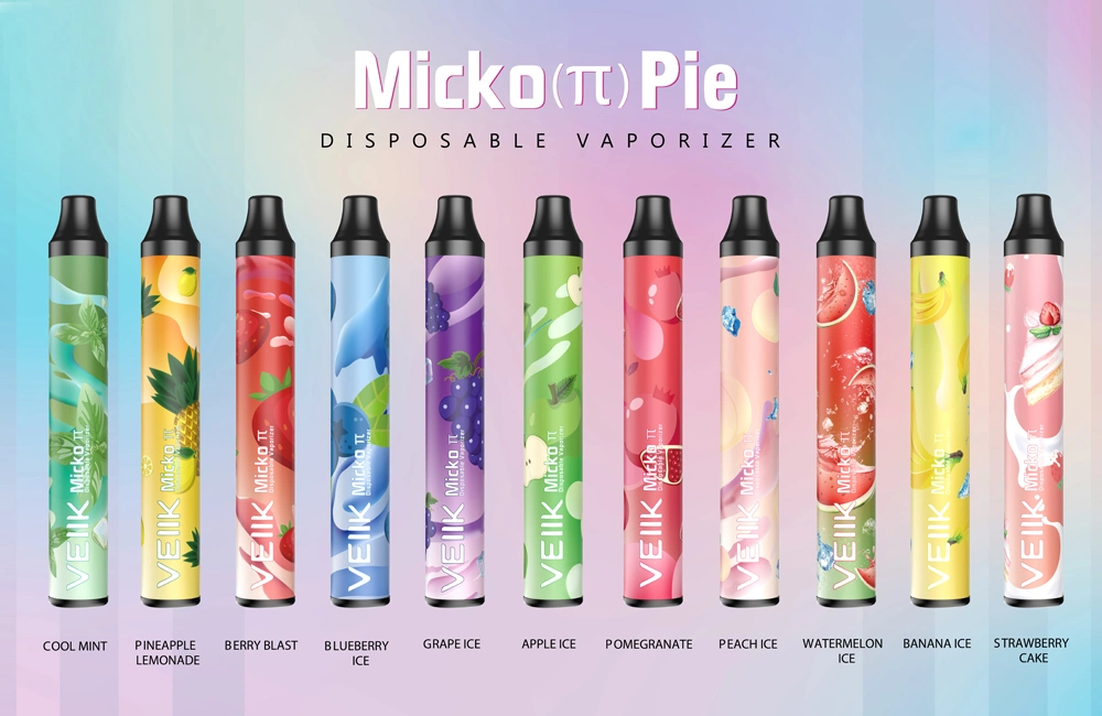 Veiik Micko Pie Single Use Stick Vape Like 600 Puffs with Prefilled Nic-Salt E-Liquid Disposable Vape