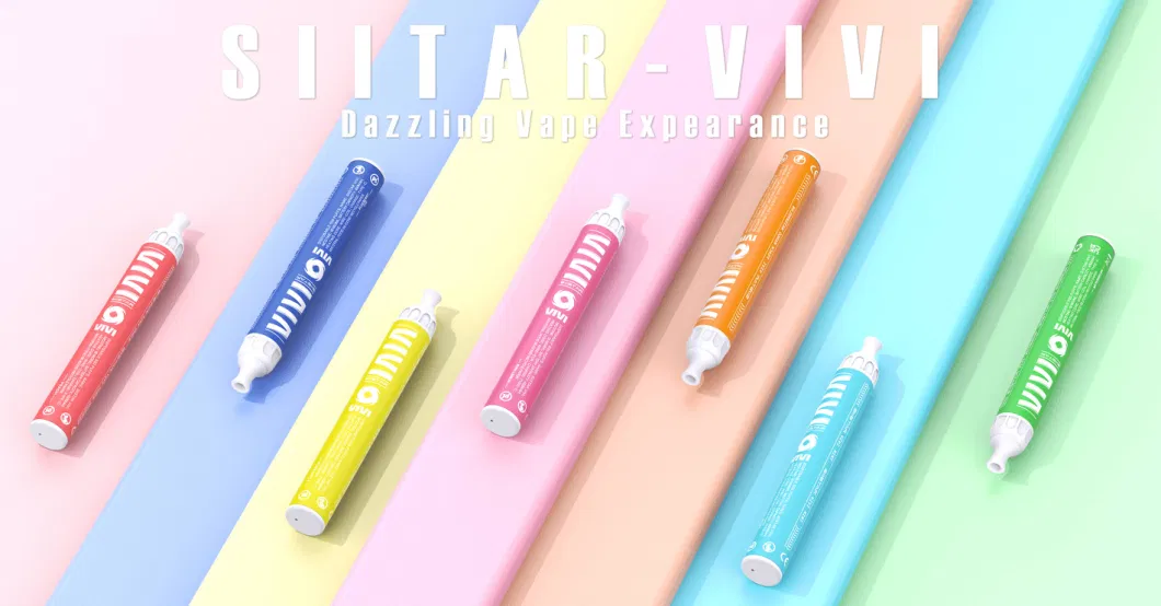 Vape Pod Siistar Vivi Disposable Vape 2ml 600puff Ecig with Tpd Standard Electronic Cigarette