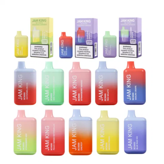 Bc5000 Disposable Vape Bulk Puff 5000 MOQ 10PCS 13ml Prefilled 650mAh Rechargeable Vapes Pen Vs Jam King Wholesale