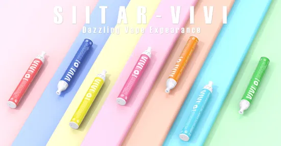 Siistar Vape Vivi 600 Puff Disposable Ecig 20mg Nicotine 2ml Rich Flavors